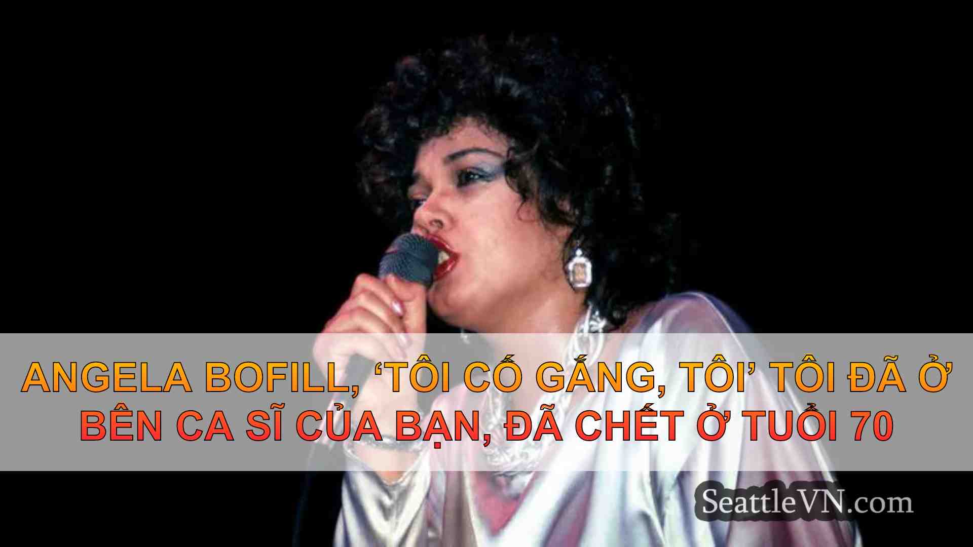 Angela Bofill, ‘Tôi cố gắng, tôi’ Tôi