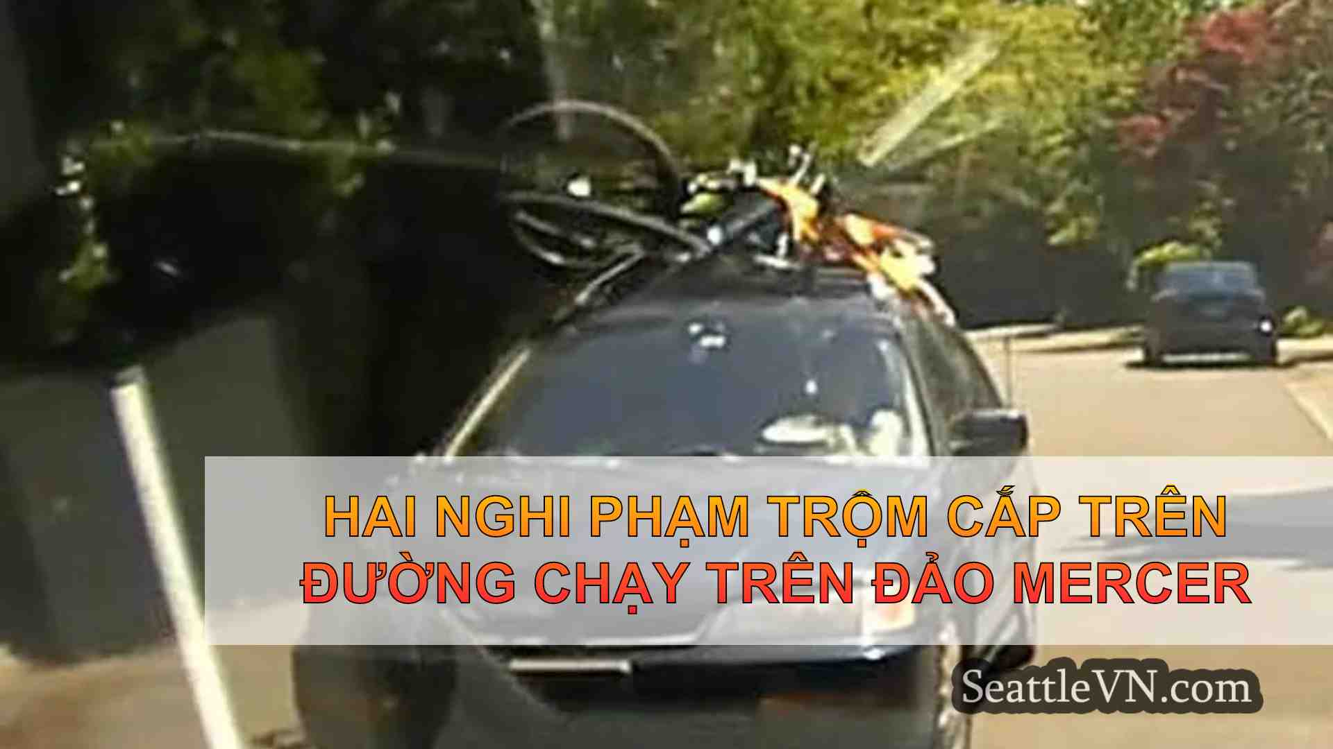 Hai nghi phạm trộm cắp trên đường chạy