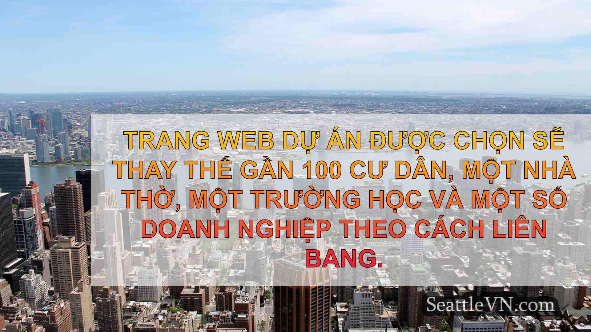 tin tức seattle SeattleVN