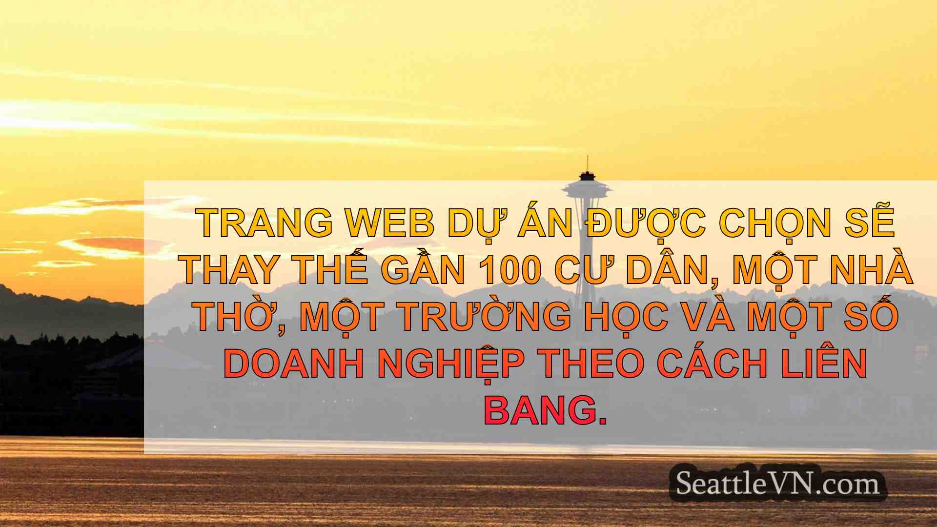 tin tức seattle SeattleVN