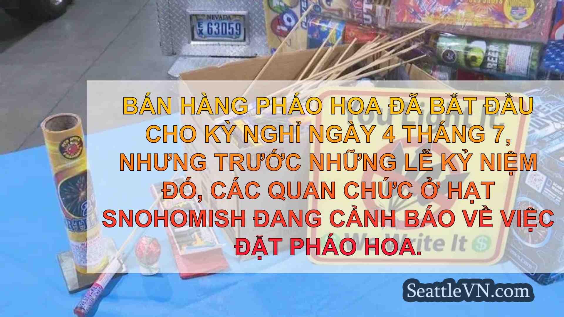 Các quan chức cảnh báo chống lại pháo