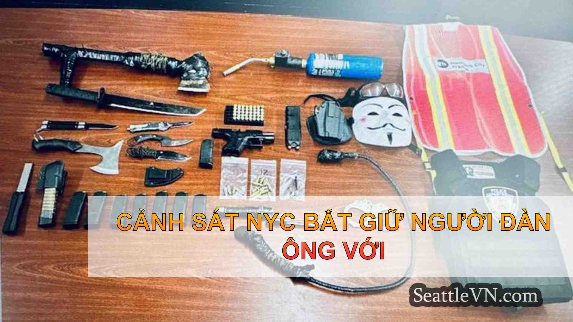 Cảnh sát NYC bắt giữ người đàn ông với