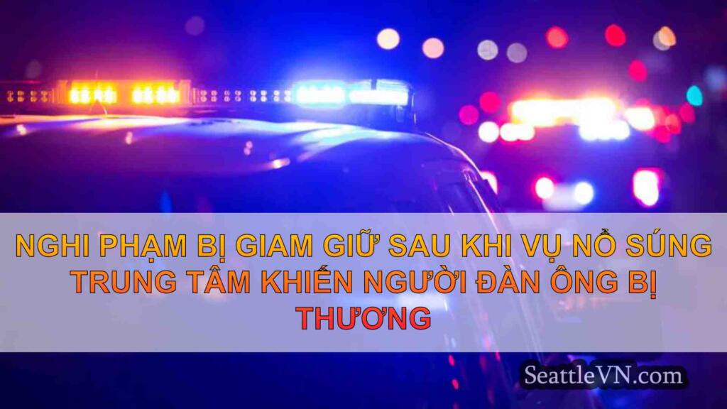 Nghi phạm bị giam giữ sau khi vụ nổ