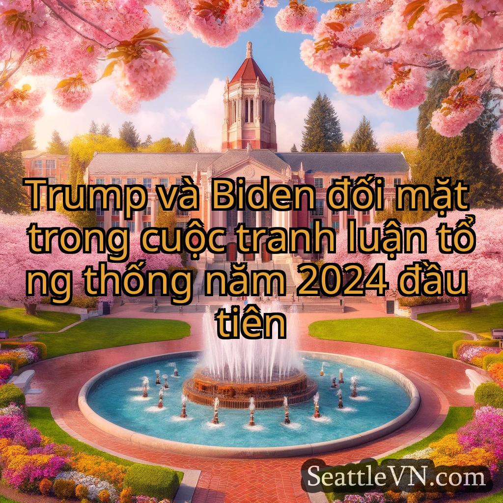 tin tức seattle Trump và Biden đối mặt trong cuộc