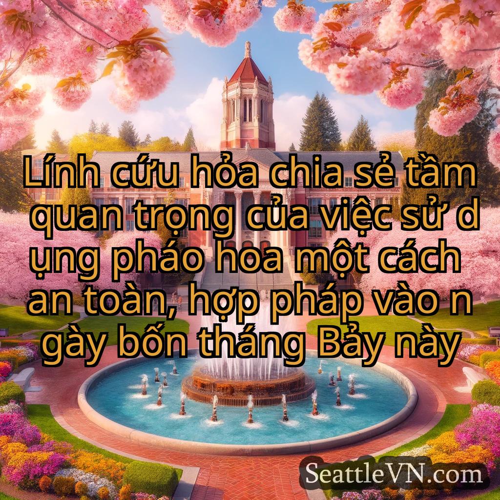 tin tức seattle Lính cứu hỏa chia sẻ tầm quan