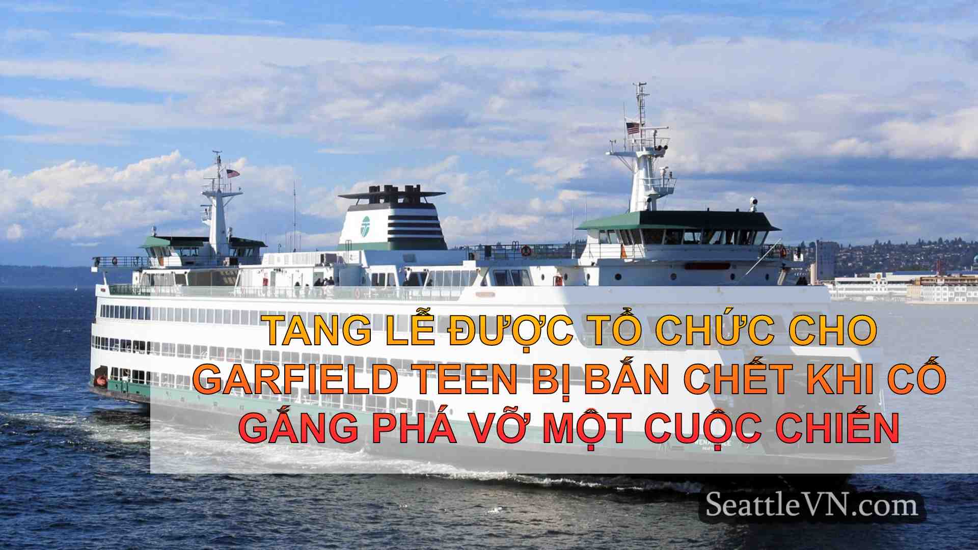 Tang lễ được tổ chức cho Garfield Teen