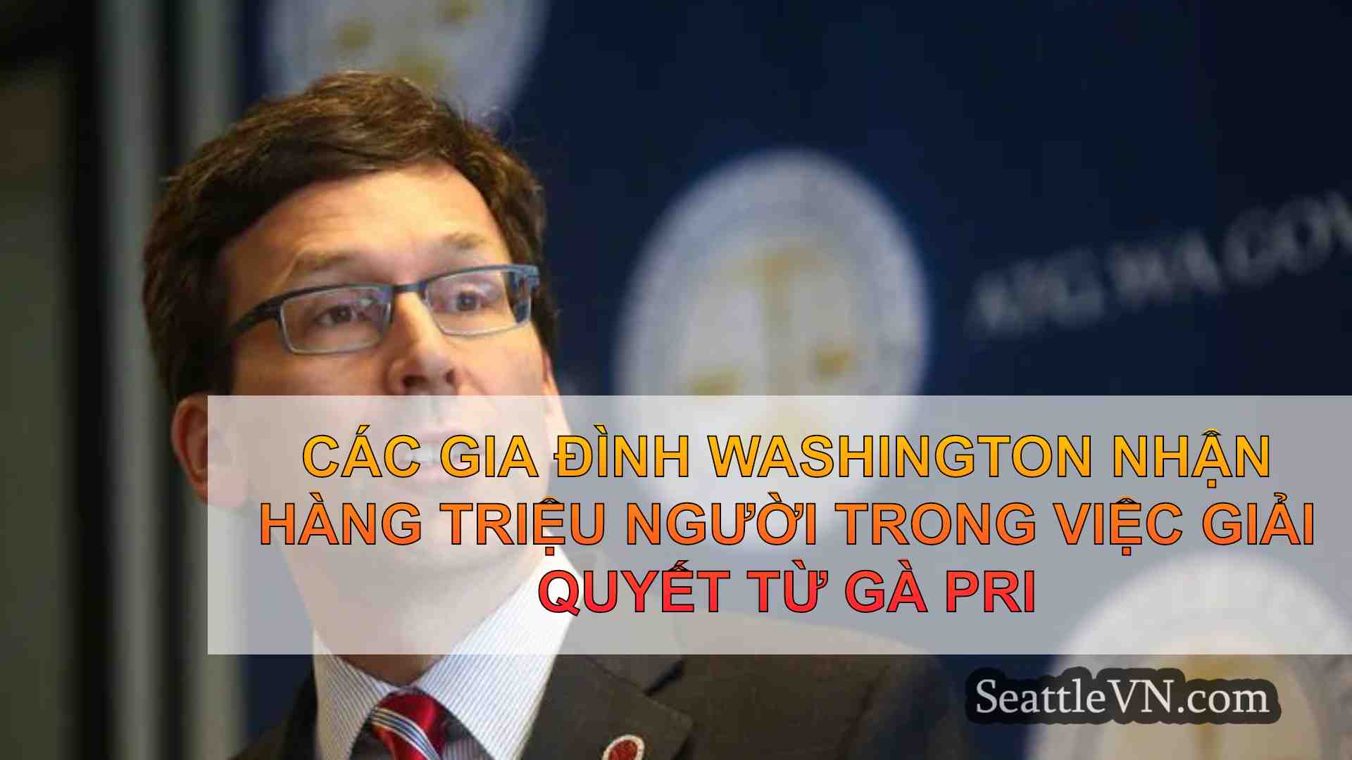 Các gia đình Washington nhận được hàng
