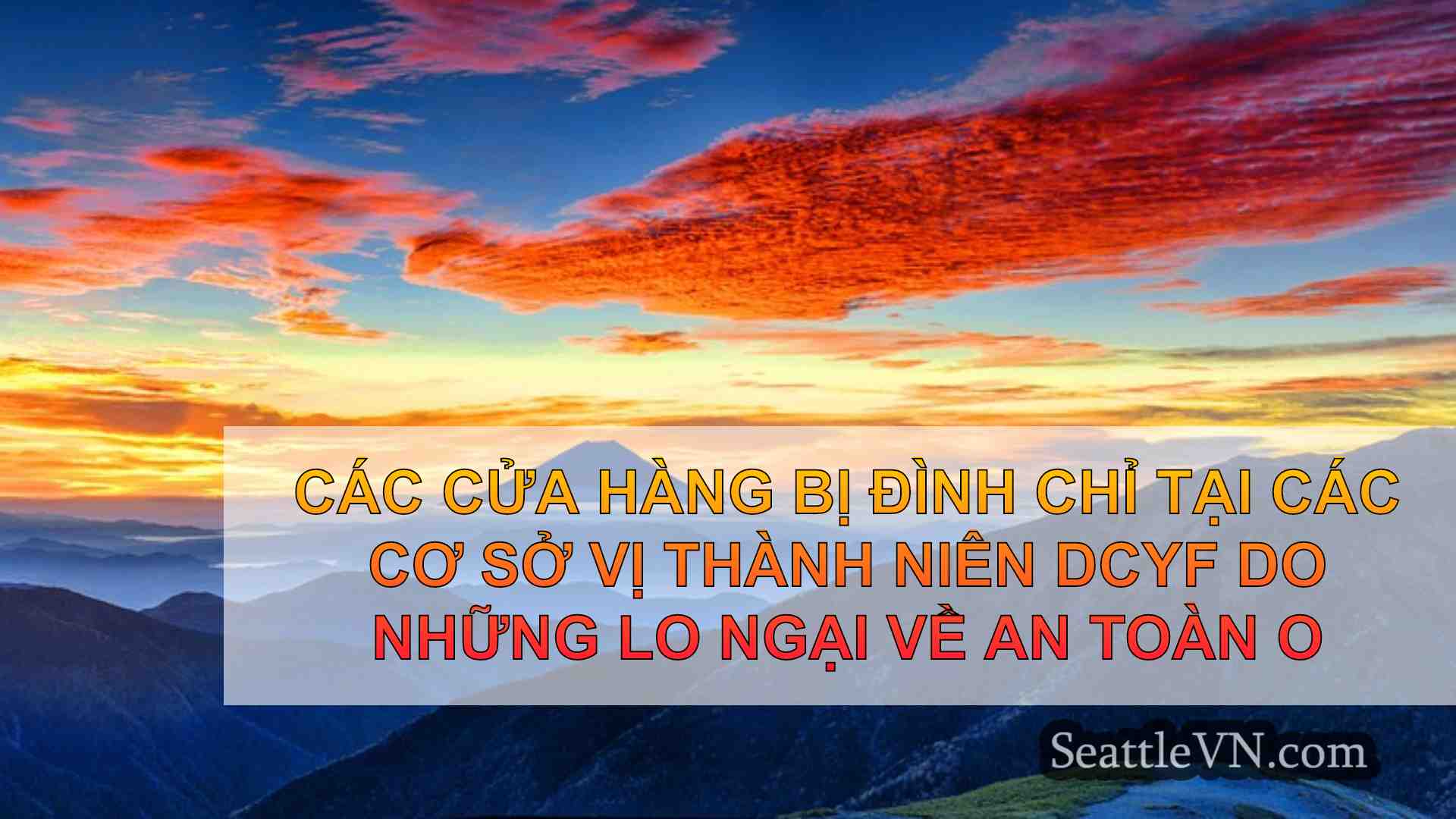 tin tức seattle SeattleVN