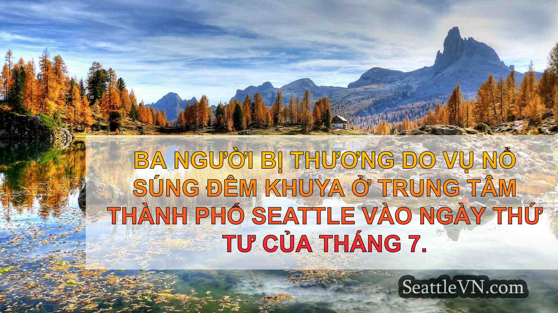 tin tức seattle SeattleVN