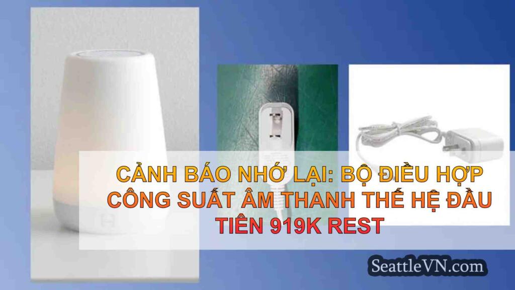 Cảnh báo nhớ lại: Bộ điều hợp công suất