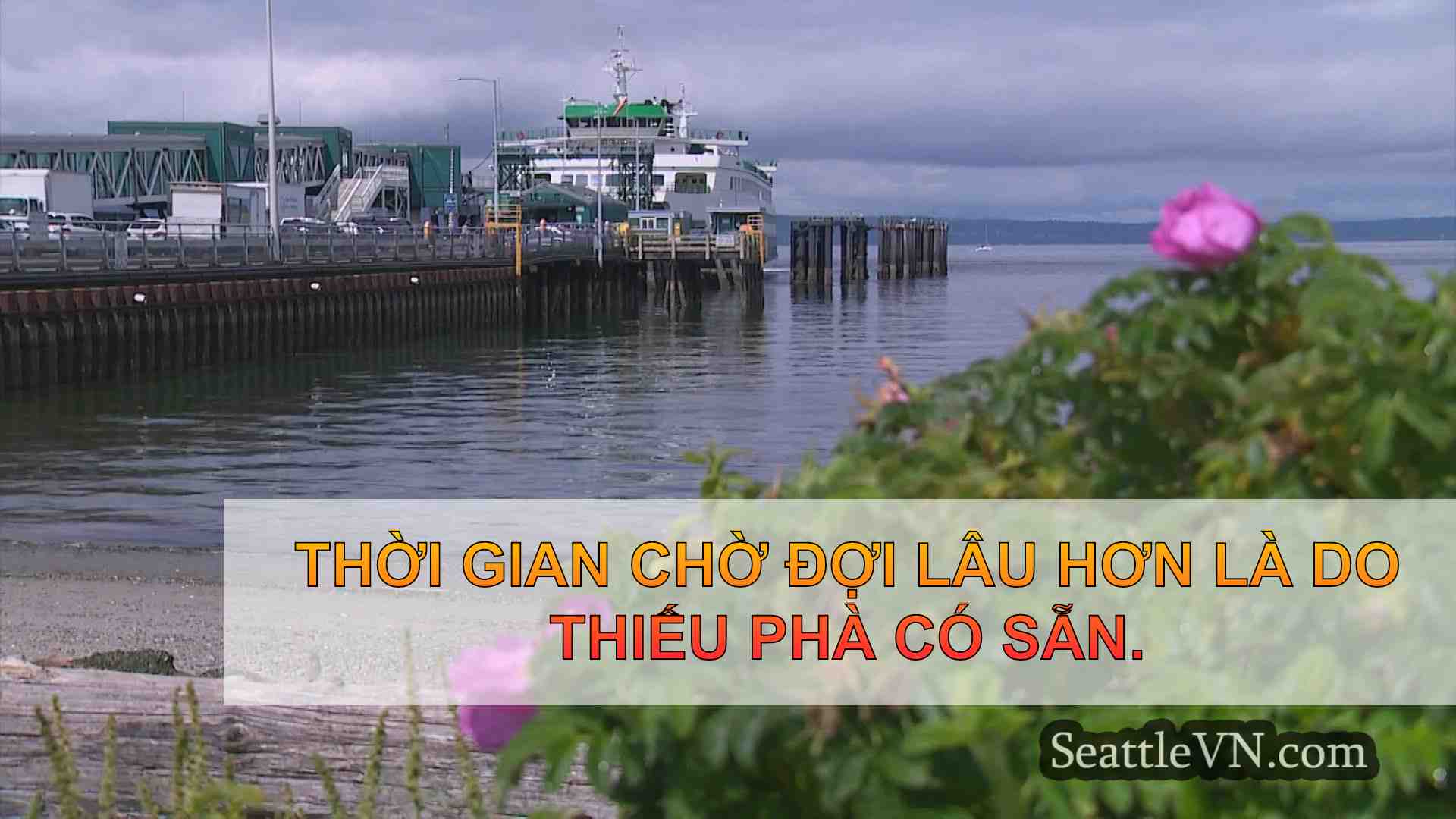 Phà Tiểu bang Washington nói rằng thời