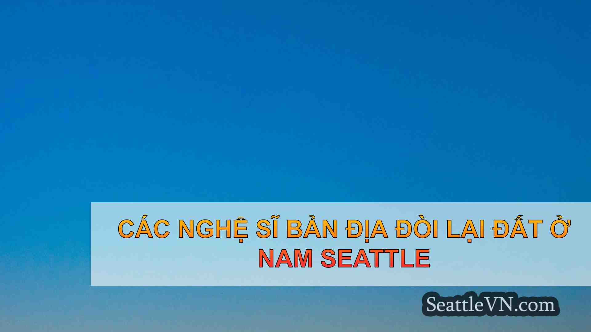tin tức seattle SeattleVN