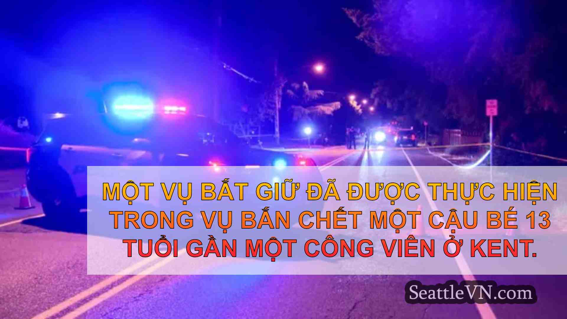 Nghi phạm bị bắt trong vụ nổ súng Kent