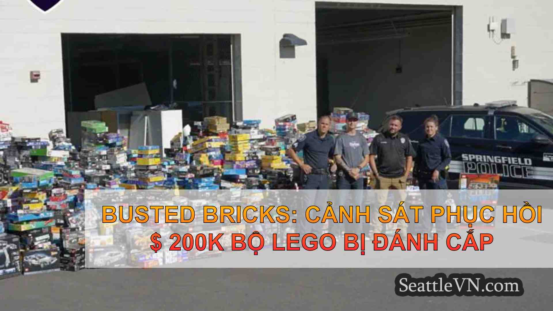 BUSTED BRICKS: Cảnh sát phục hồi $ 200k