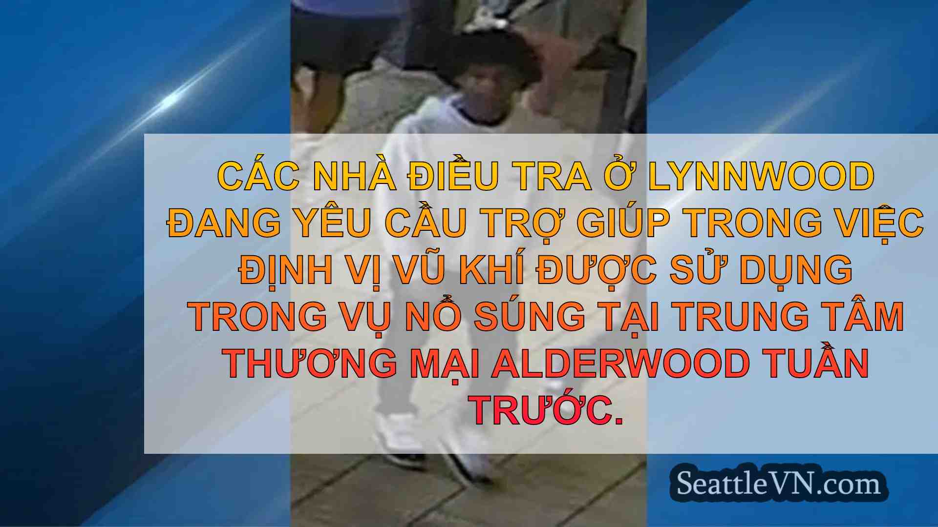 Cảnh sát Lynnwood tìm kiếm sự giúp đỡ