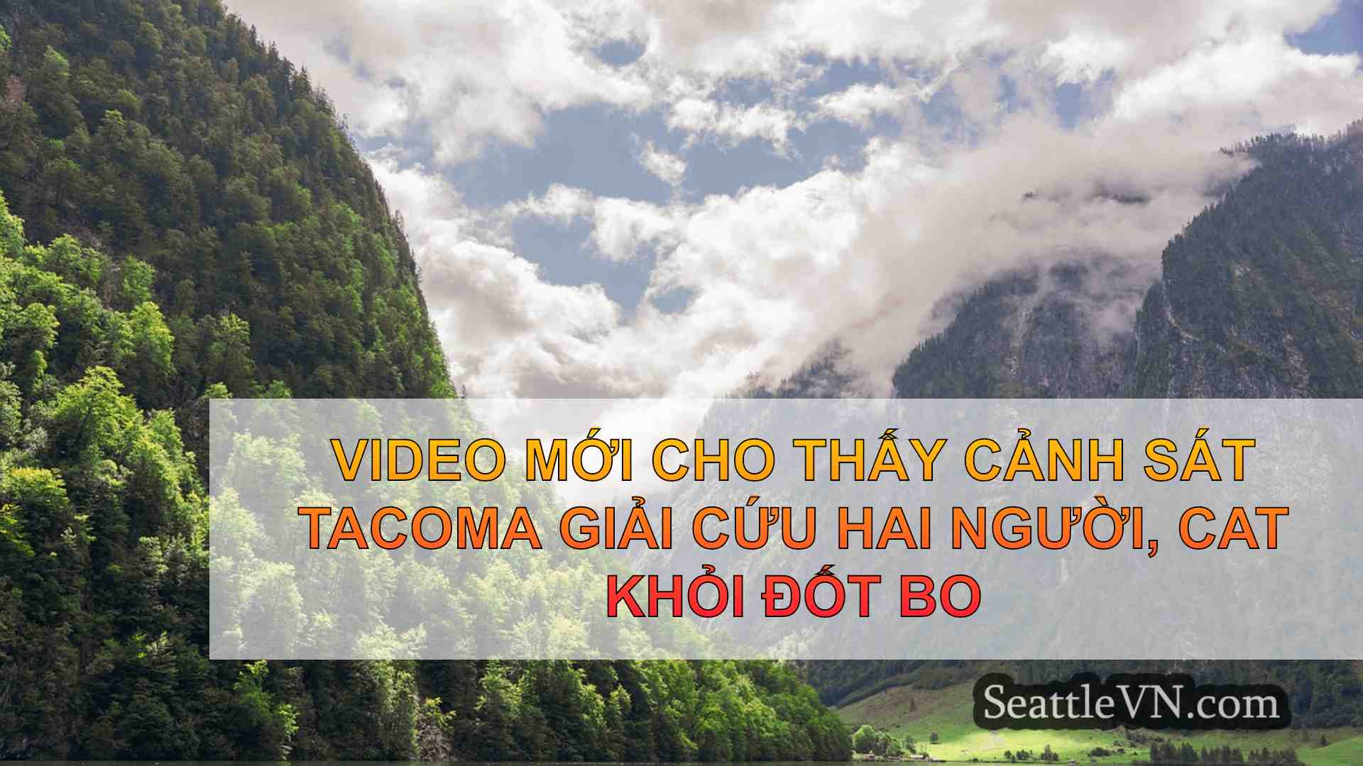 Video mới cho thấy cảnh sát Tacoma giải