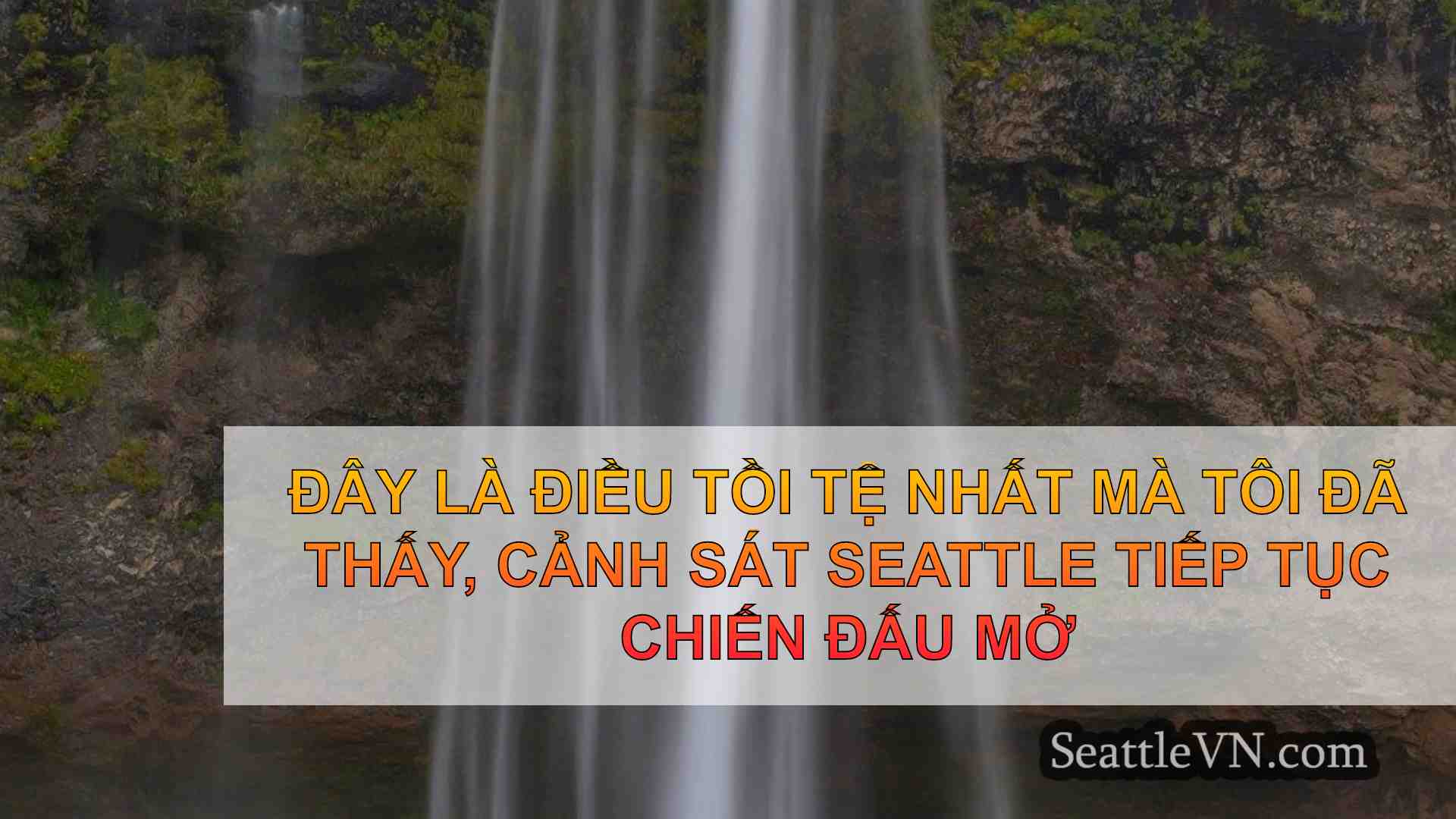 Đây là điều tồi tệ nhất mà tôi đã thấy