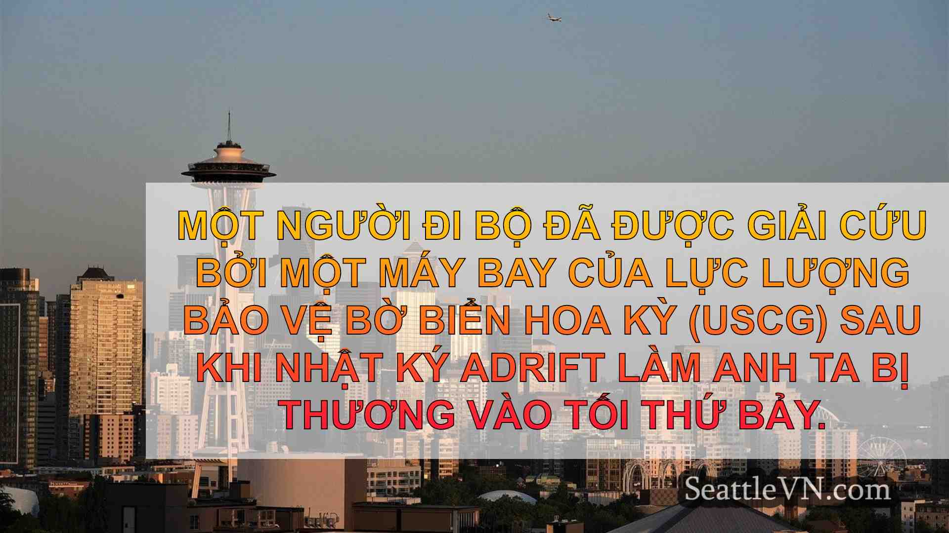 Cảnh sát biển Aircrew giải cứu người đi