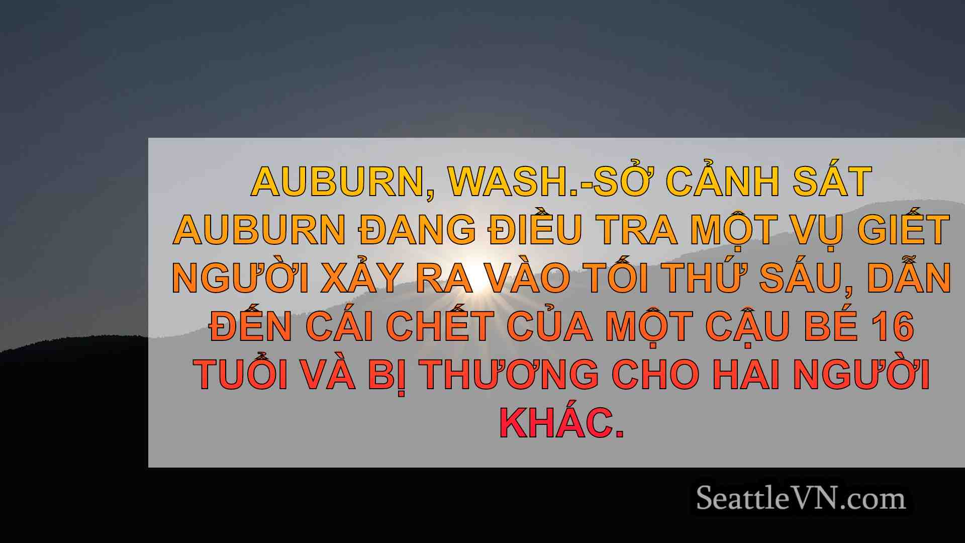 tin tức seattle SeattleVN