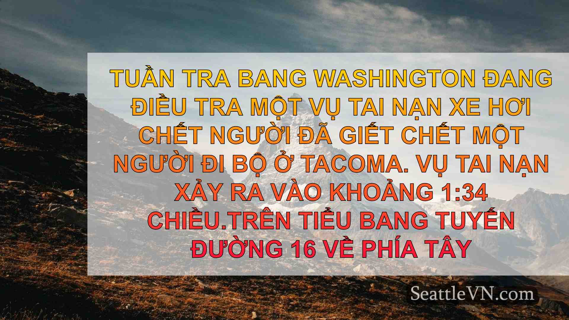 Tacoma Car Crash tuyên bố cuộc sống của