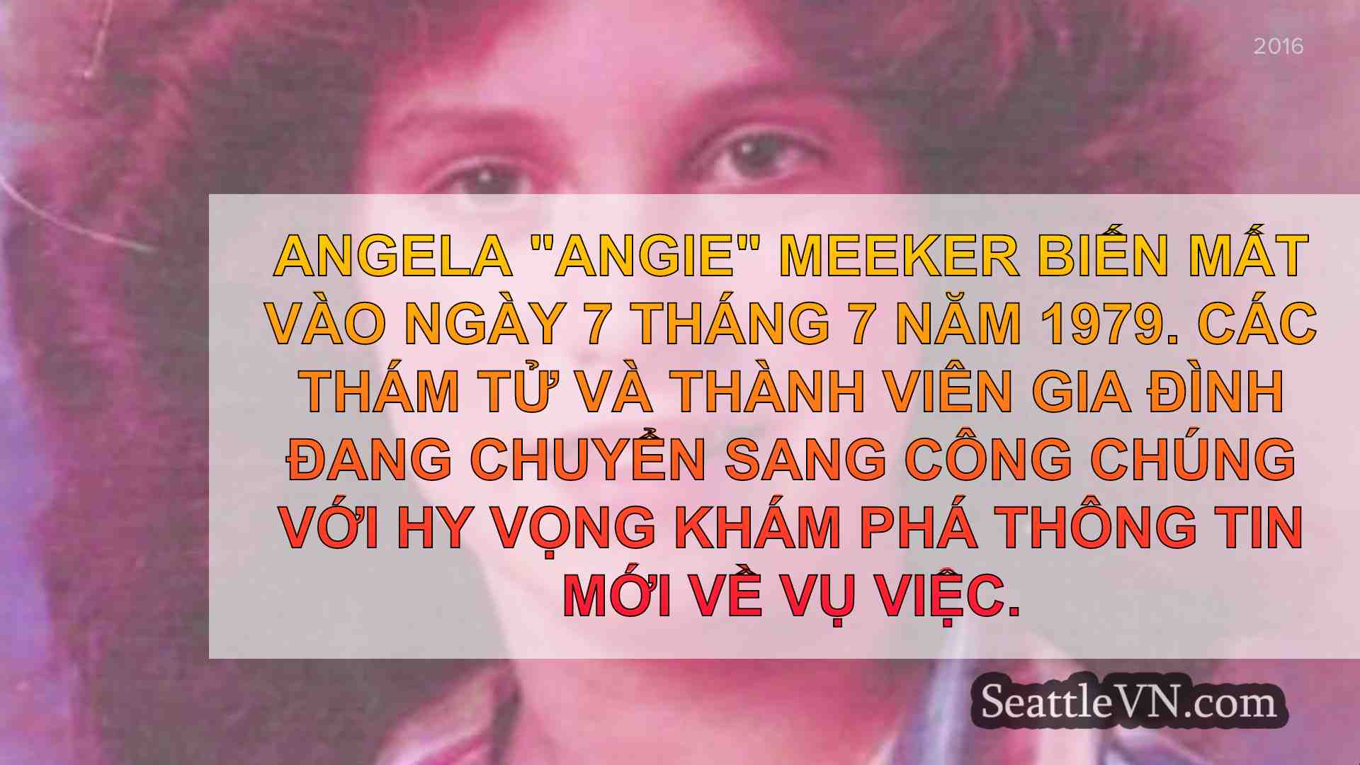 Angela Meeker, 13 tuổi, đã đến Tacoma