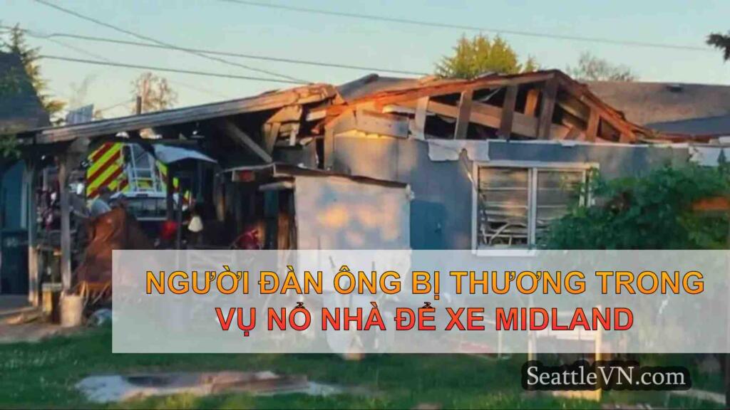 Người đàn ông bị thương trong vụ nổ nhà