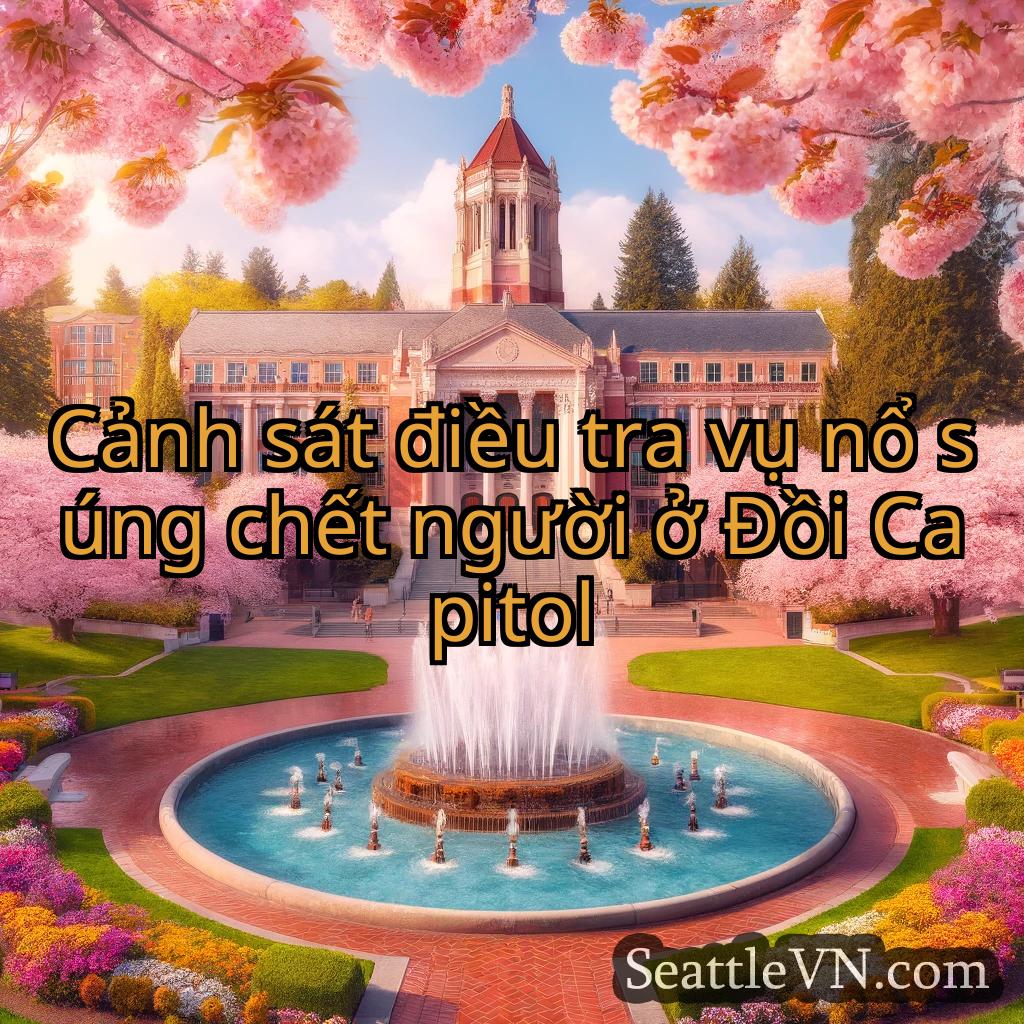 tin tức seattle Cảnh sát điều tra vụ nổ súng chết