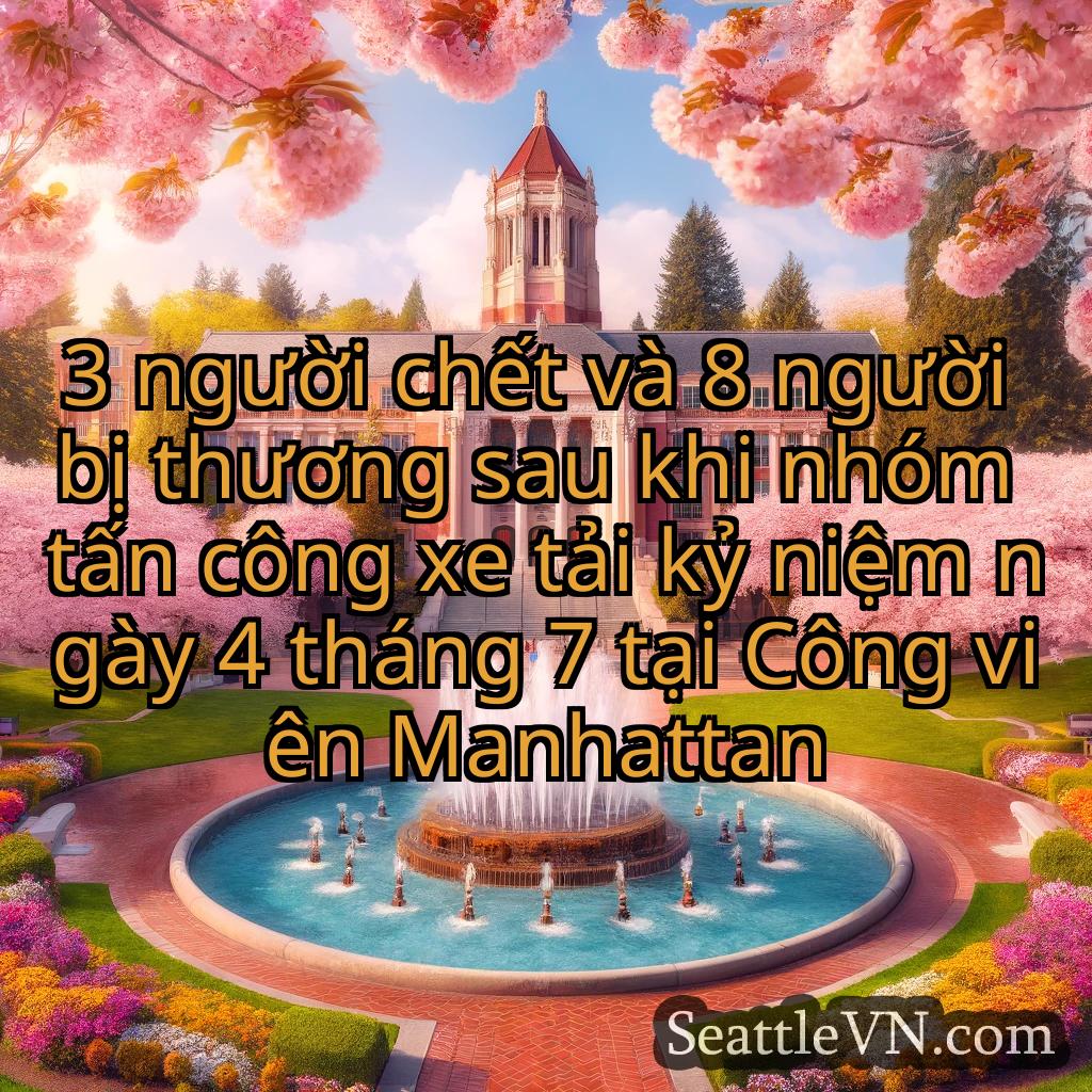 tin tức seattle 3 người chết và 8 người bị thương