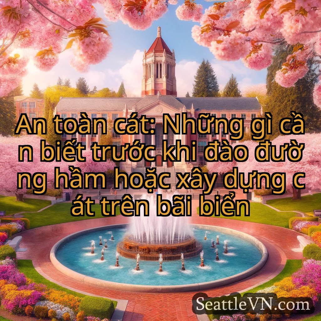tin tức seattle An toàn cát: Những gì cần biết