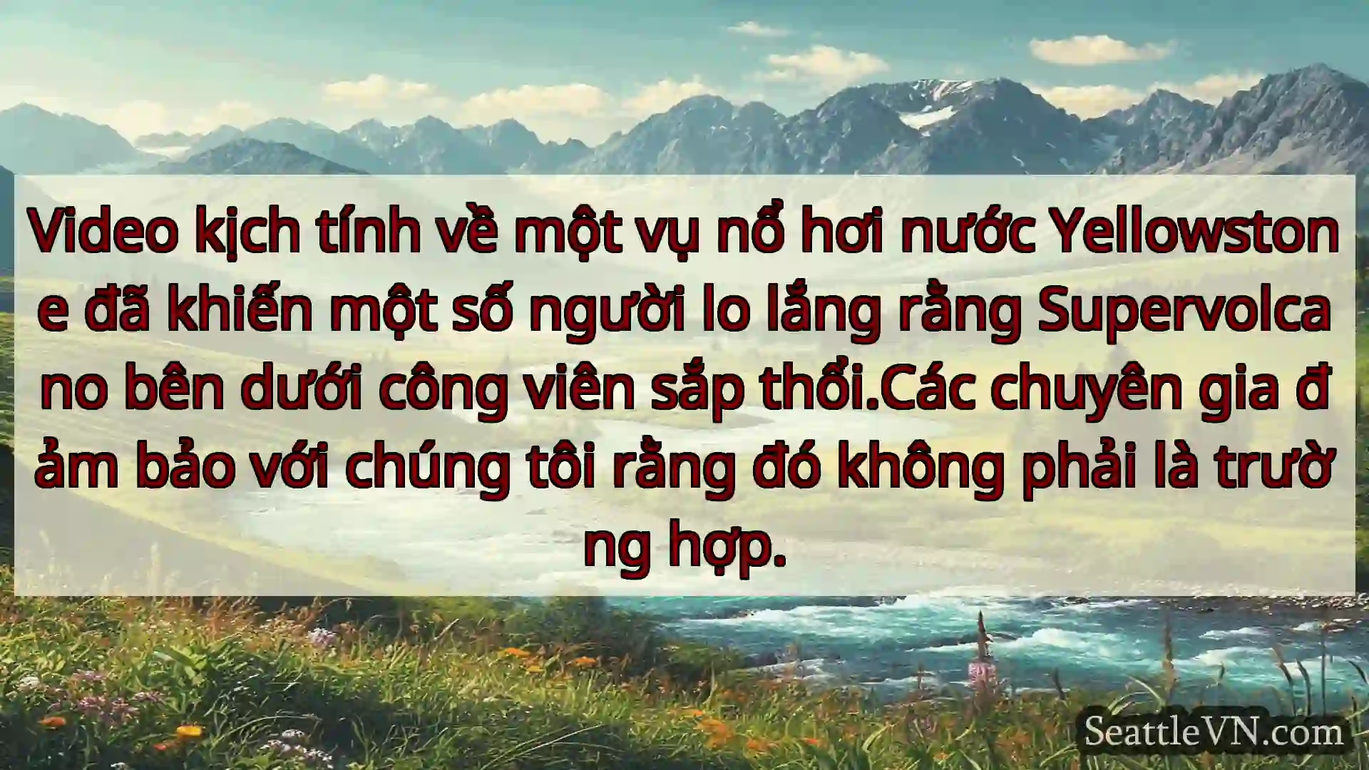 tin tức seattle Video kịch tính về một vụ nổ hơi