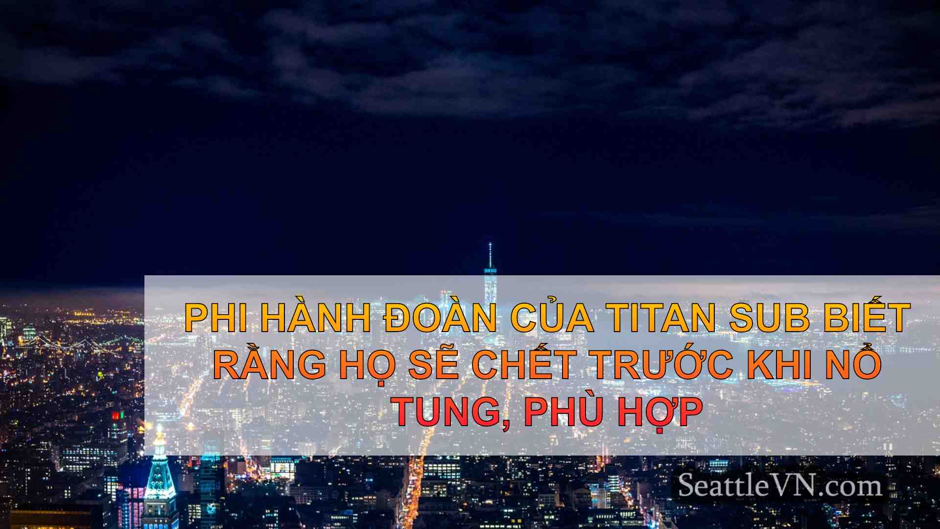 tin tức seattle SeattleVN