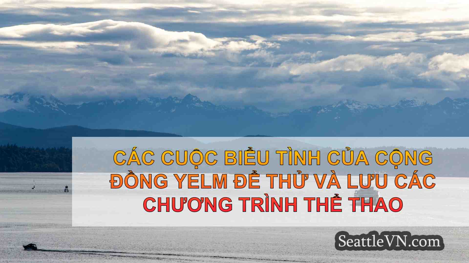 Các cuộc biểu tình của cộng đồng Yelm