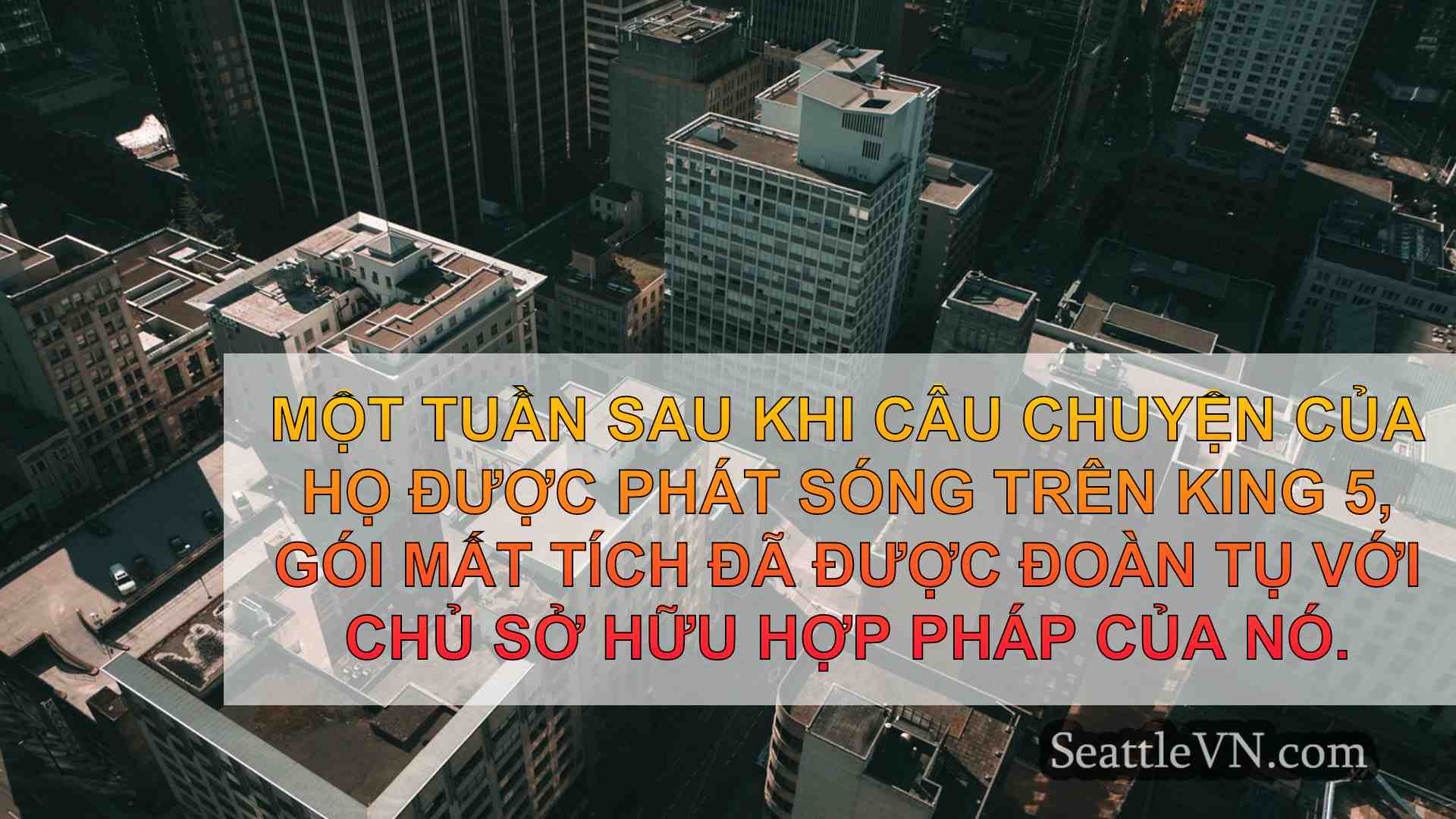 tin tức seattle SeattleVN