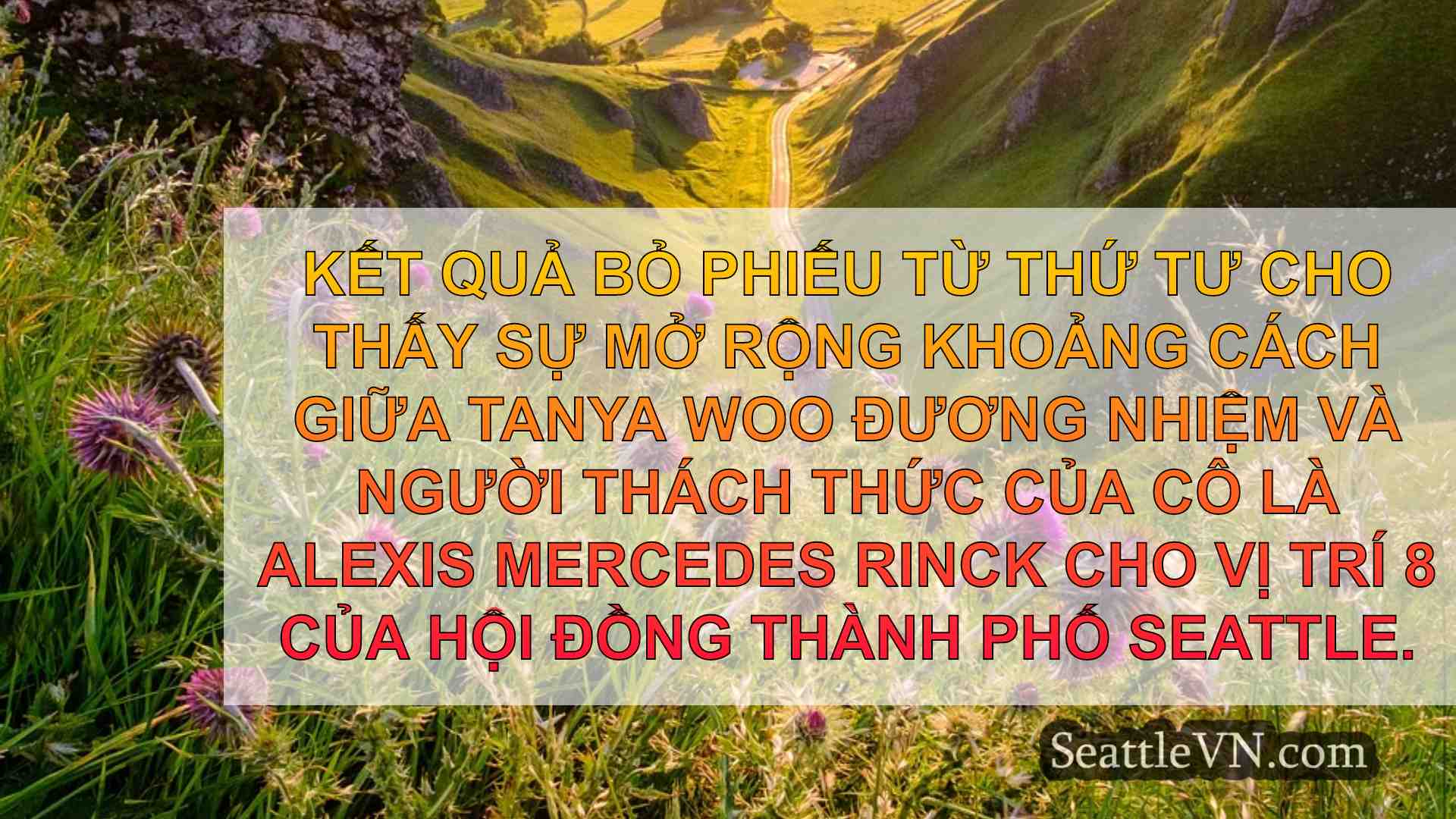 Alexis Mercedes Rinck giữ vị trí dẫn
