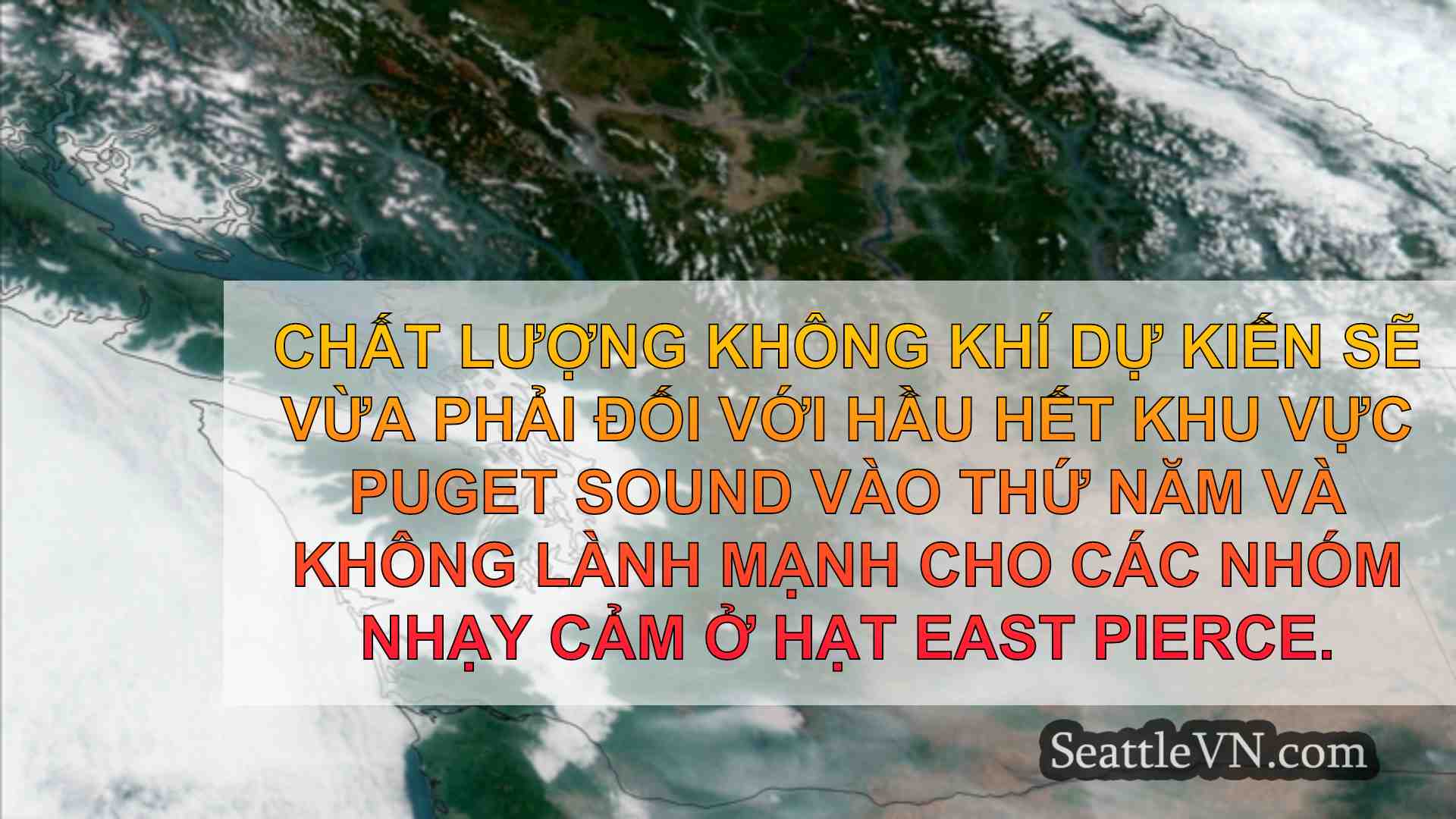 Không khí khói từ Canada, Đông