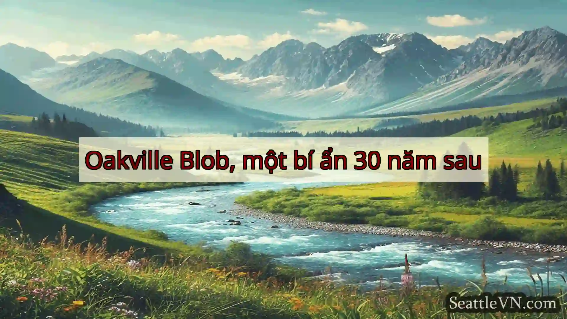 tin tức seattle Oakville Blob, một bí ẩn 30 năm sau