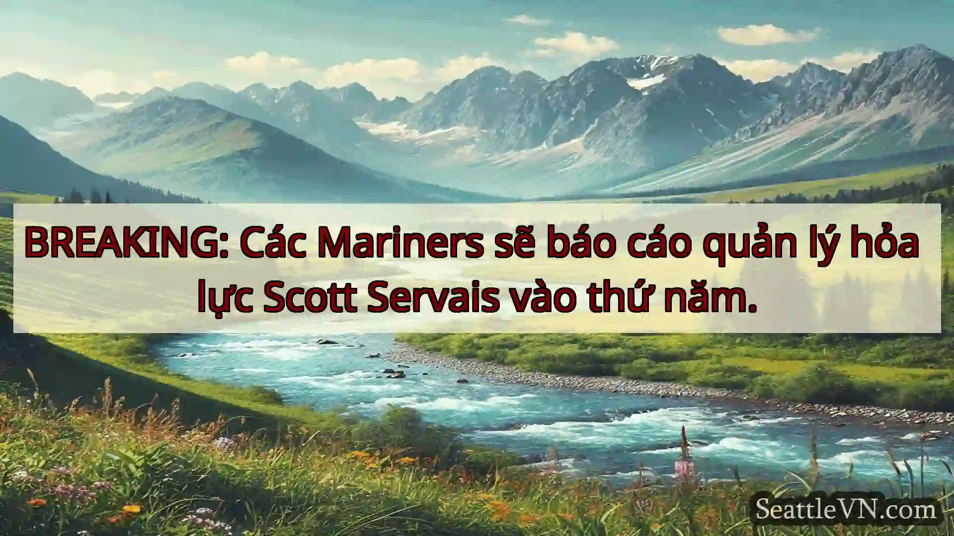 tin tức seattle BREAKING: Các Mariners sẽ báo cáo