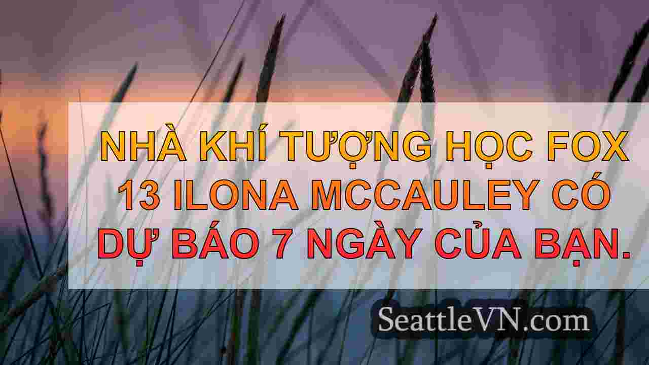 Seattle Weather: Cuối tuần tuyệt vời