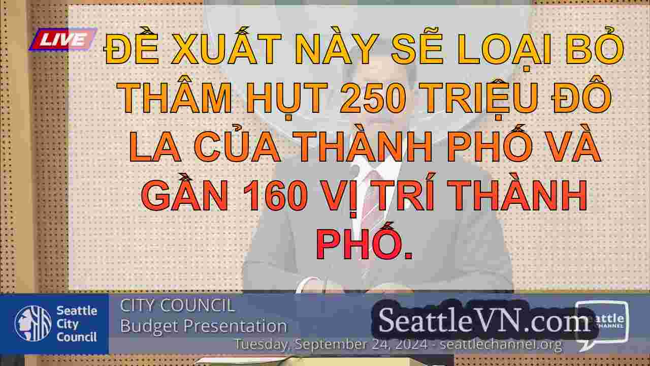 Thị trưởng Seattle tiết lộ đề xuất ngân