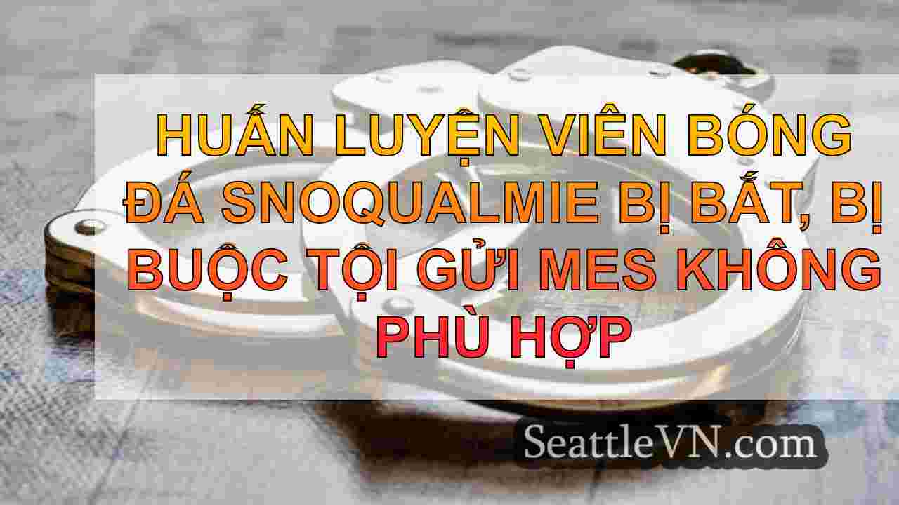 Huấn luyện viên bóng đá Snoqualmie bị