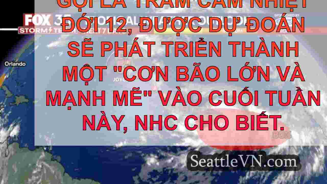 Bão nhiệt đới Kirk hình thức, dự báo sẽ