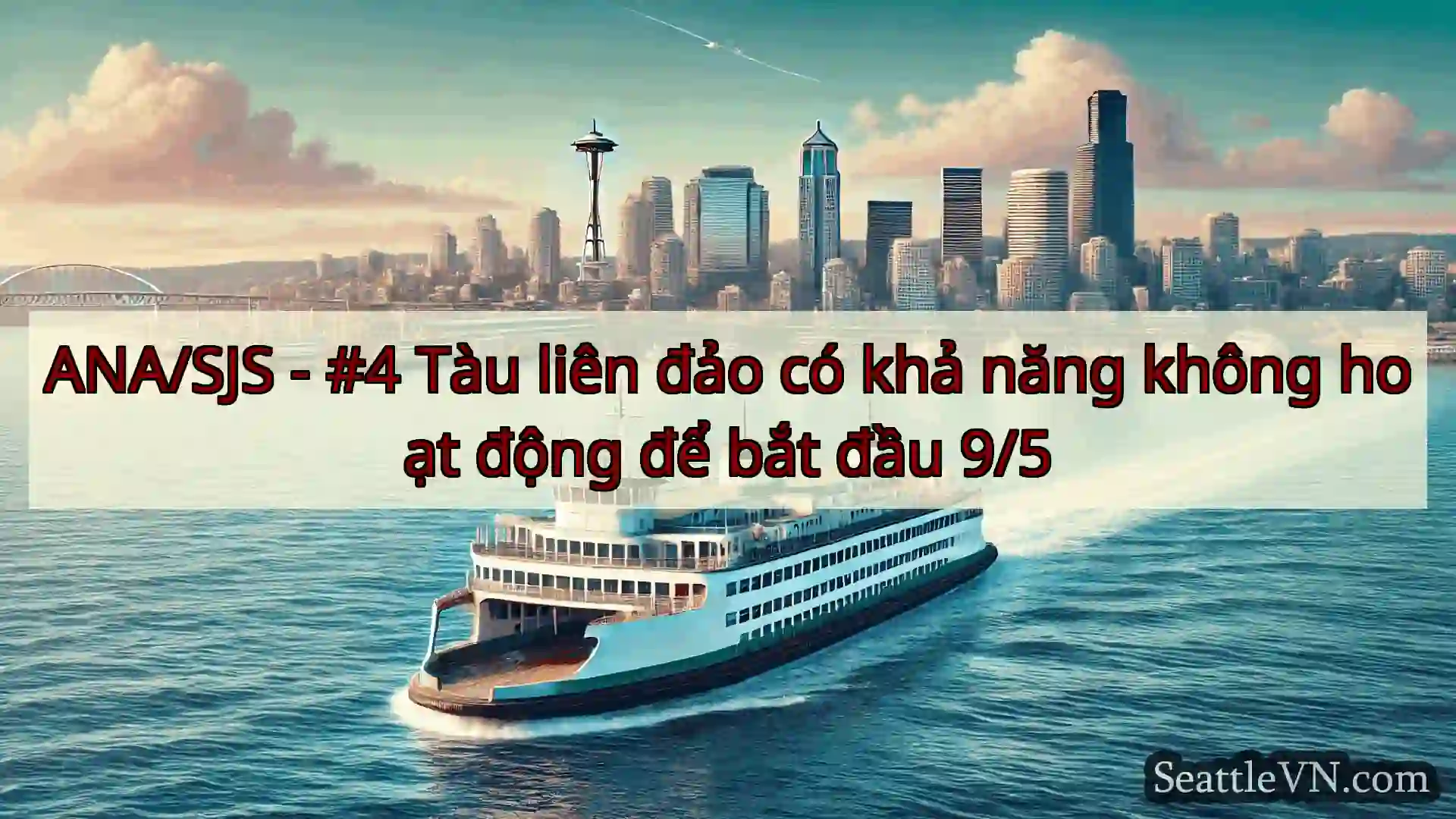 tin tức phà seattle ANA/SJS - #4 Tàu liên đảo có khả