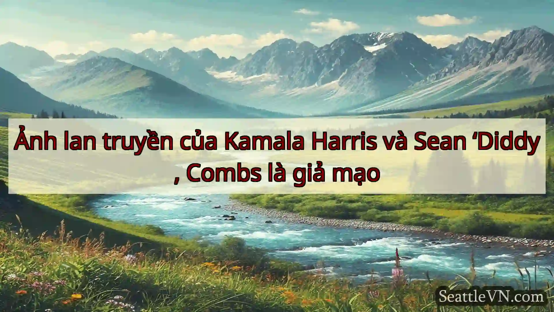 tin tức seattle Ảnh lan truyền của Kamala Harris
