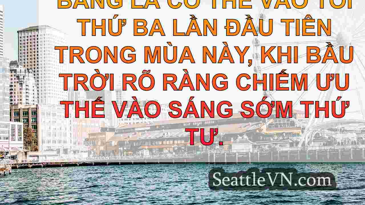 Seattle Weather: First Freeze của mùa