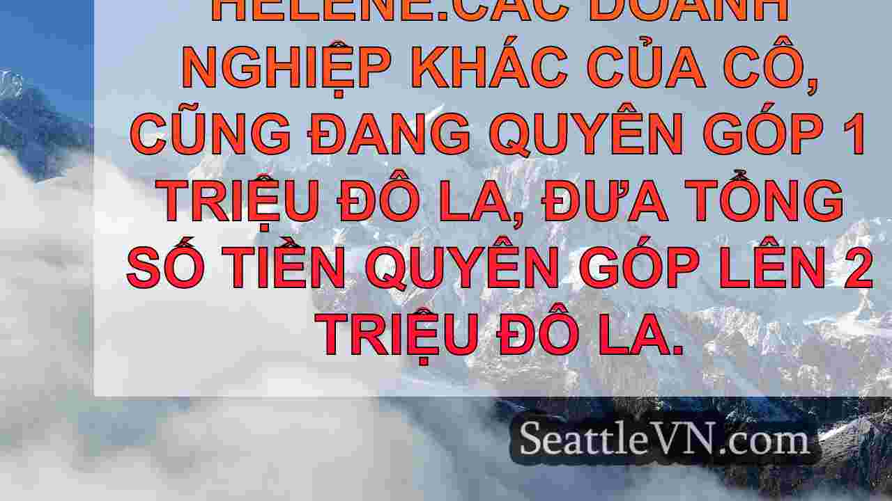 tin tức seattle SeattleVN