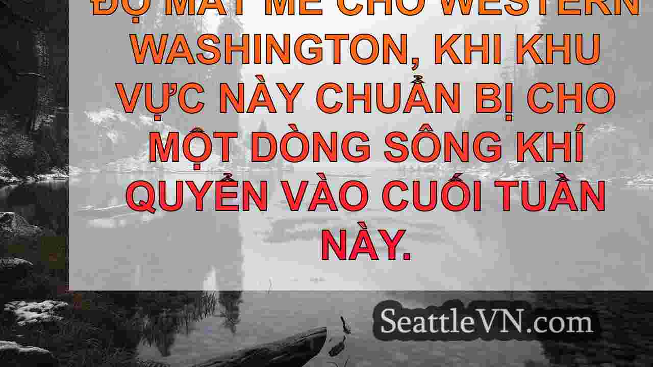 Thời tiết Seattle: Lượng mưa lớn vào