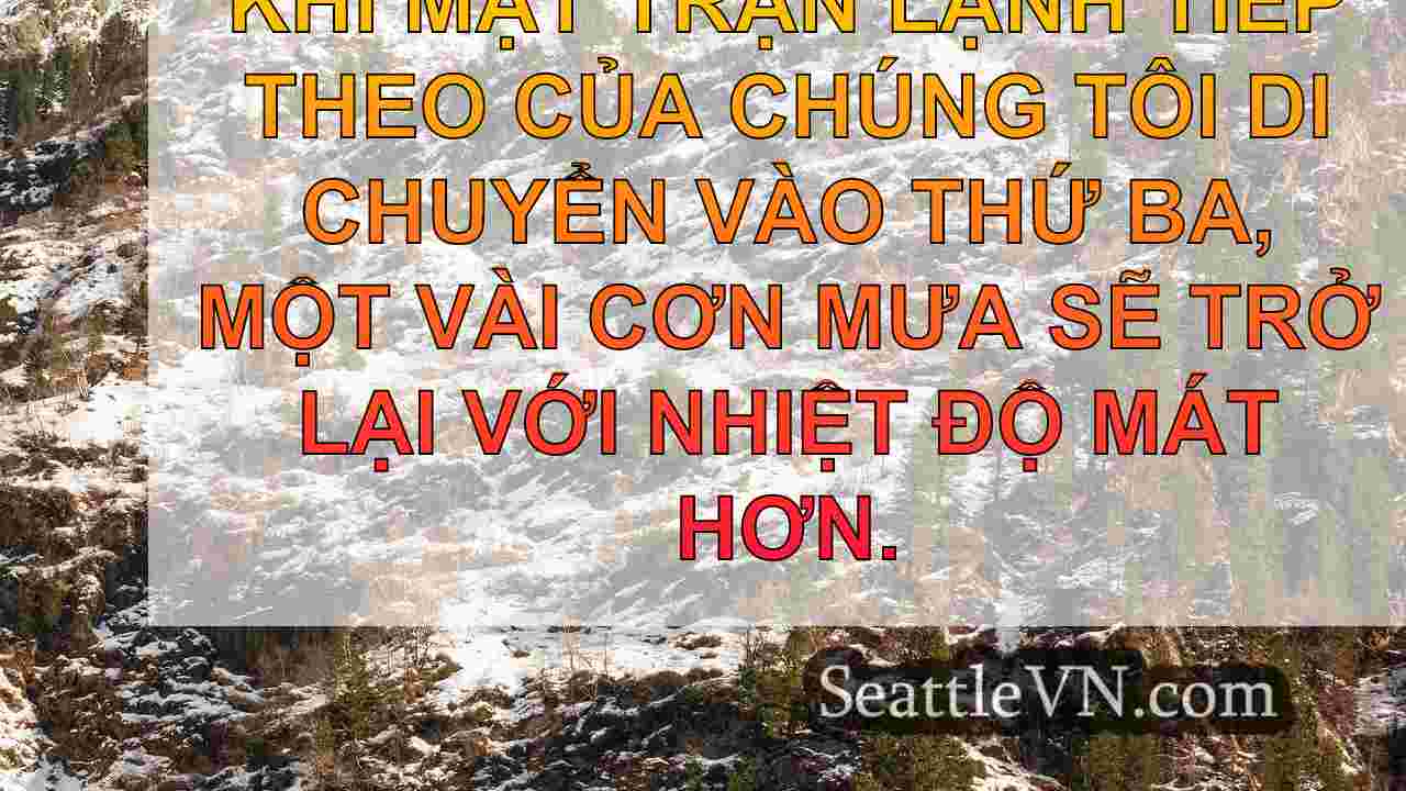Thời tiết mát mẻ hơn, nhiều mây hơn ở