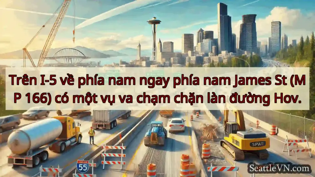 Tin tức Vận tải Seattle Trên I-5 về phía nam ngay phía nam
