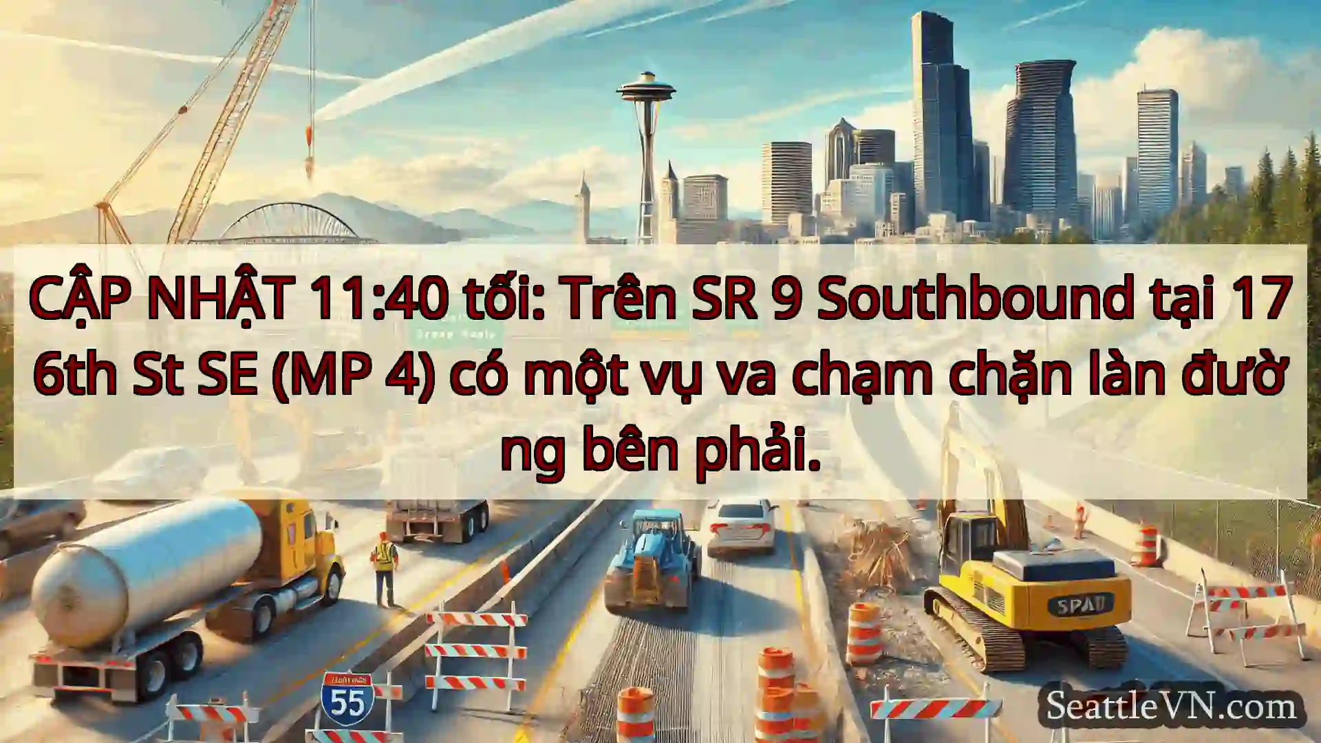 Tin tức Vận tải Seattle CẬP NHẬT 11:40 tối: Trên SR 9