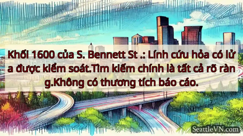 Tin tức Vận tải Seattle Khối 1600 của S. Bennett St .: